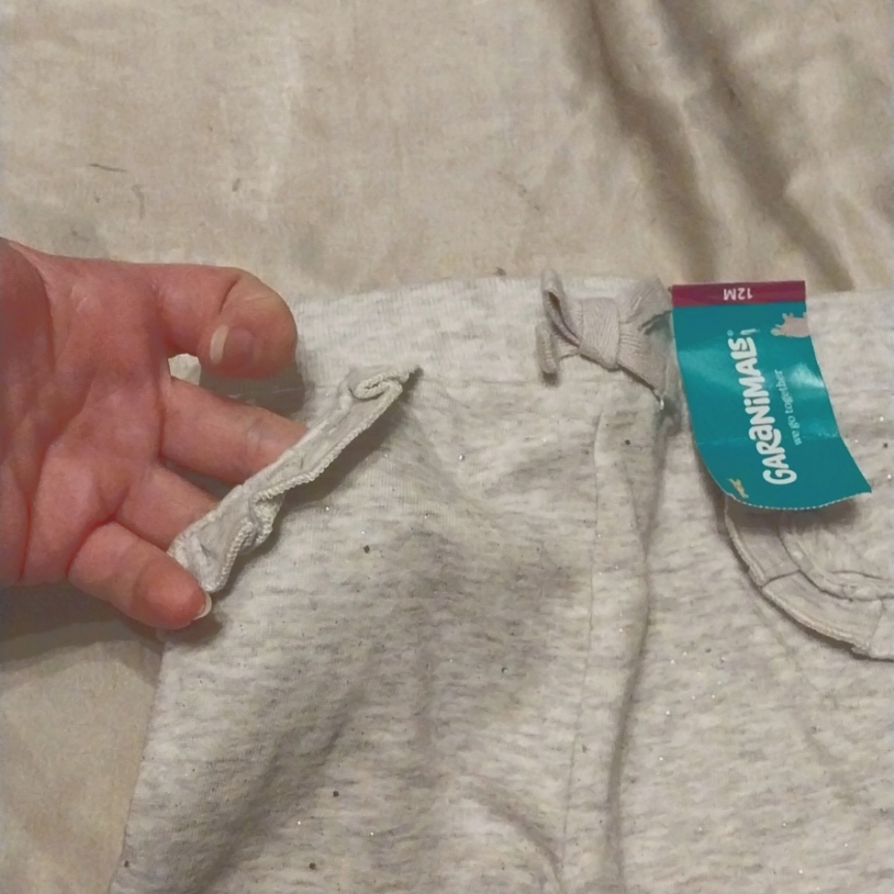 Sparkle Sweatpants with Ruffled Pockets - Picture 2 of 3